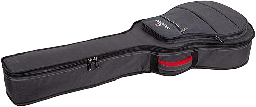 Miniatura 3 de Crossrock Funda acolchada de 0.394 in para guitarras eléctricas de 16 pulgadas Archtopcuerpo huecoJazz - Bolsa ligera para conciertos Gretsch