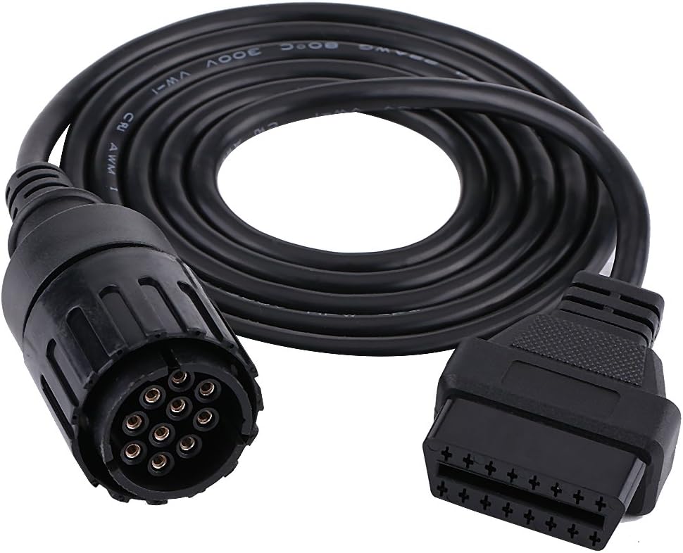 OBD2 Diagnosekabel, adapter, 6-polig, 33 cm, motorfiets