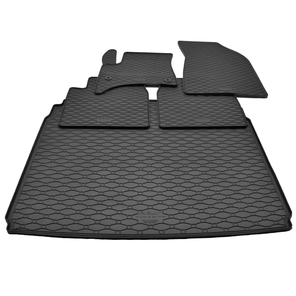 Gummimatten + Kofferraumwanne Set kompatibel mit Citroen C3 Aircross Hybrid ab Bj. 2025