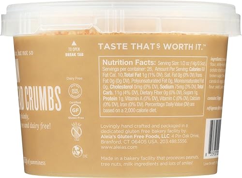 Miniatura 5 de Aleia's Gluten Free Foods Pan rallado, liso, Gf, 13 onzas (paquete de 4)