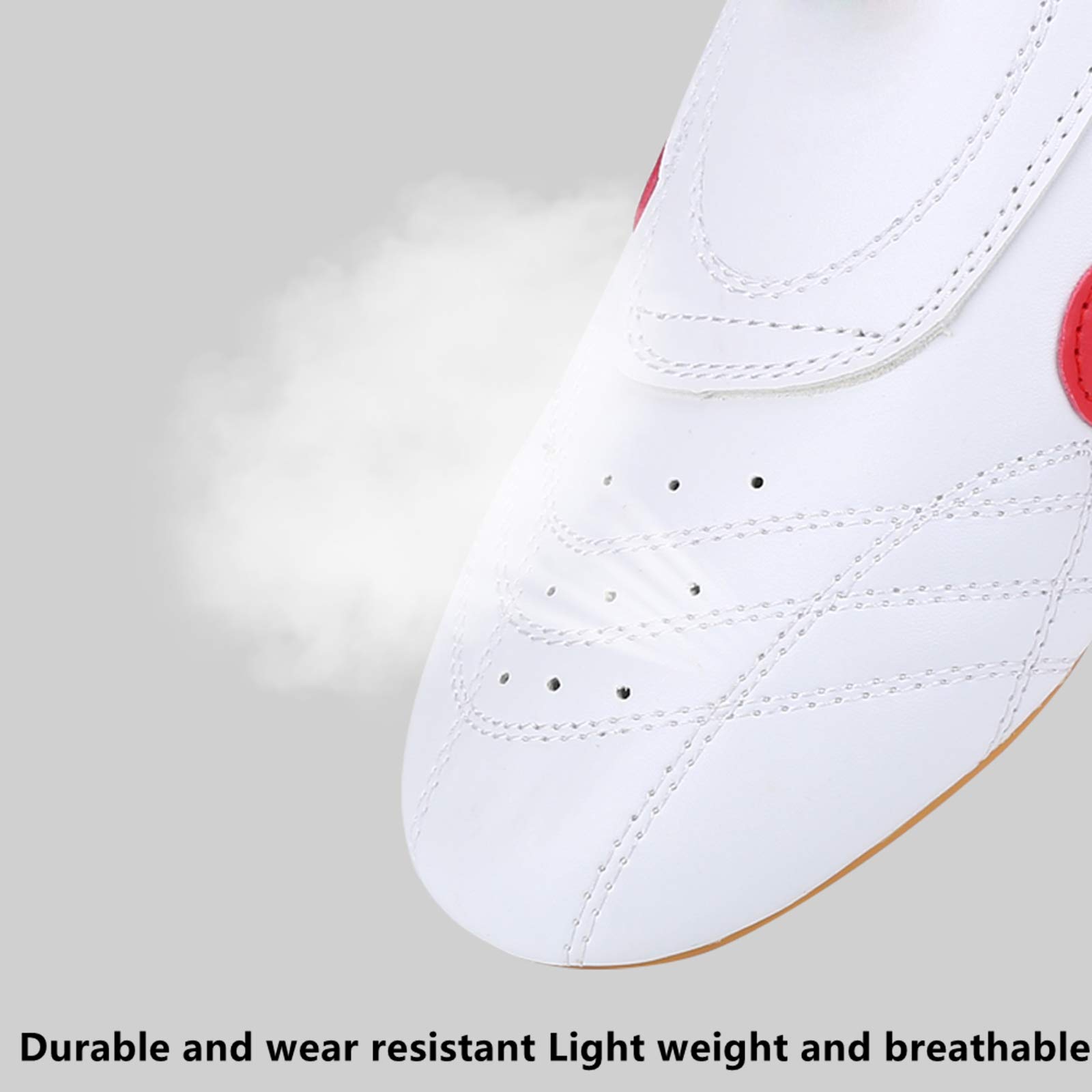 Scarpe Unisex in Similpelle per Taekwondo, Boxe, Kung Fu e Tai Chi - Leggere e Antiscivolo per Un Allenamento Confortevole - Disponibili in Diverse Misure