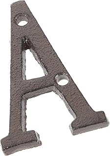 OSALADI House Letters House Letter Home Address Letter Vintage Cast Iron House Letter Identification Letter Metal Gate Mailbox Letter Metal Letters