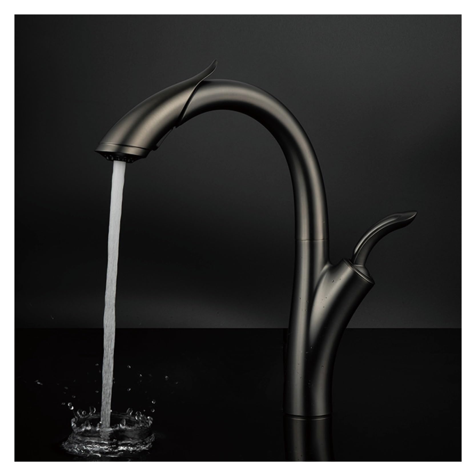 LAMGUL Grifo Grifo de Cocina de Lujo - Diseño extraíble Control único Manija única Frío y Caliente Control Dual Grifo para Fregadero de latón Grifos Grifo de Agua
