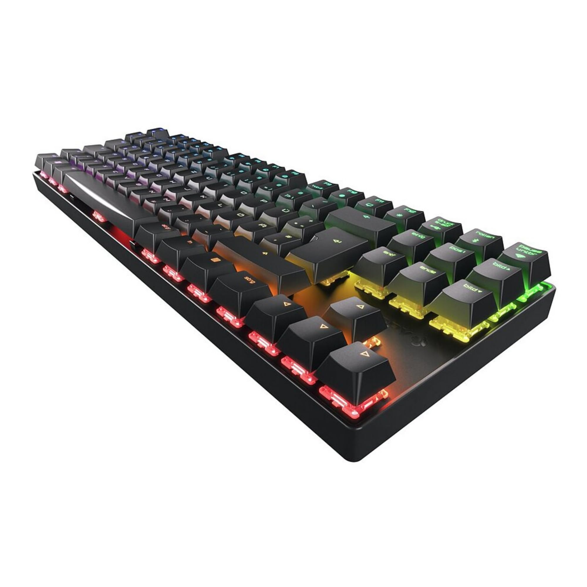 CHERRY MX 8.2 TKL Wireless, Kabellose Gaming-Tastatur ohne Nummernblock, Deutsches Layout (QWERTZ), Bluetooth, 2,4 GHz und Kabel, MX2A RED Switches, Schwarz