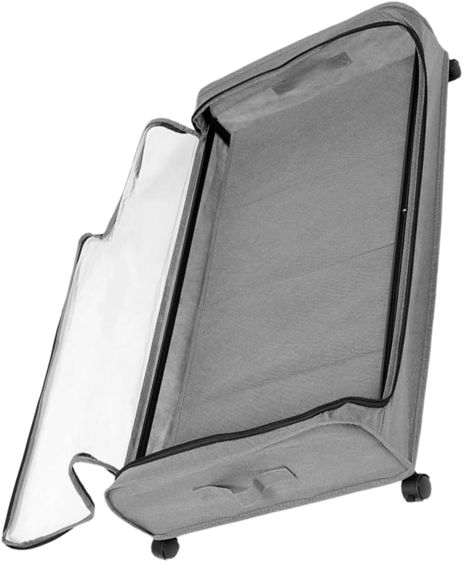 ABOOFAN Bed Storage Cart Wheels Large Capacity Lidded Storage Box for Clothes Quilts Toys