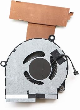 Z-one Fan Replacement for HP Omen 15-DC Series CPU Cooling Fan 4-Wires 4-pins L30204-001