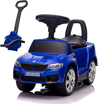 Amazon 乗用玩具 Bmw M5 ブルー 足けり 手押し 2way 子供 のりもの おもちゃ キッズ 子供 車 のりもの 乗り物 M5 手押し車 プルトイ おもちゃ