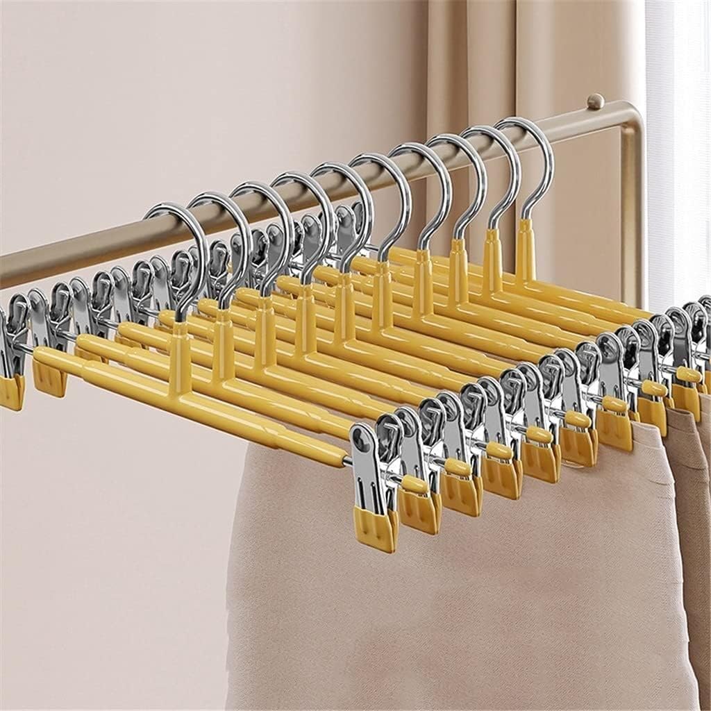 Household Trouser Hanger Skirt Clip Seamless Pants Drying Rack Trouser Rack Underwear,2,10PCS