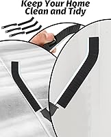 Vista 5 de Cepillo de limpieza de huecos, 3 piezas de herramientas de limpieza de ranuras de puerta de ventana con mango ergonómico, cepillos limpiadores