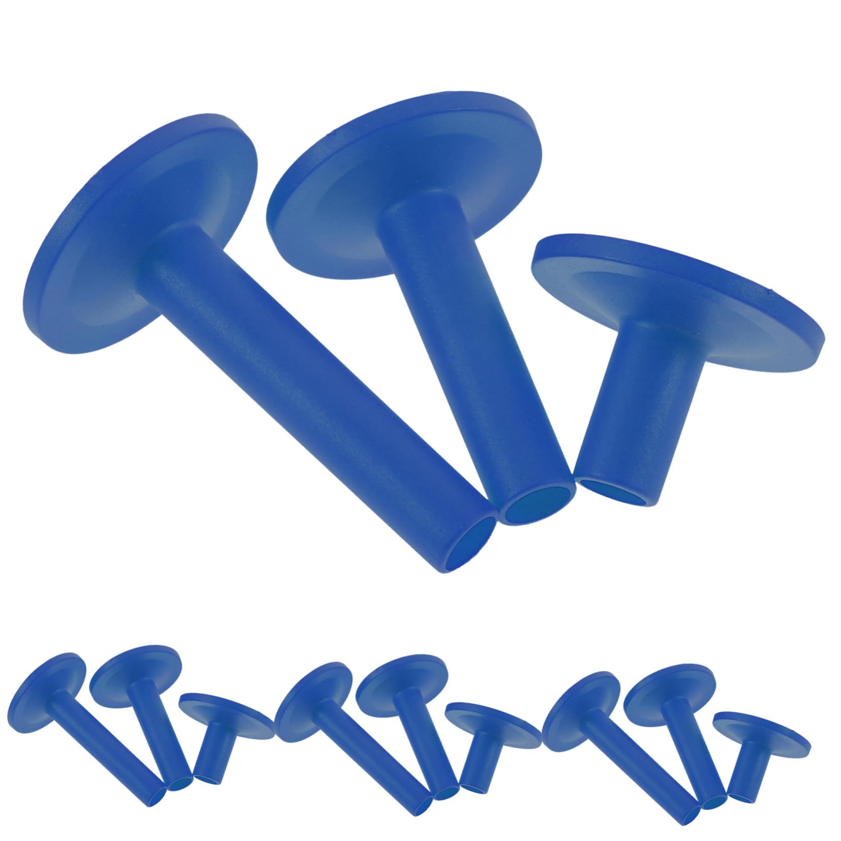 12pcs Drum Cymbal Sleeves Long Plastic Cymbal Stand Sleeves Drum Set Accessories Replacement Parts