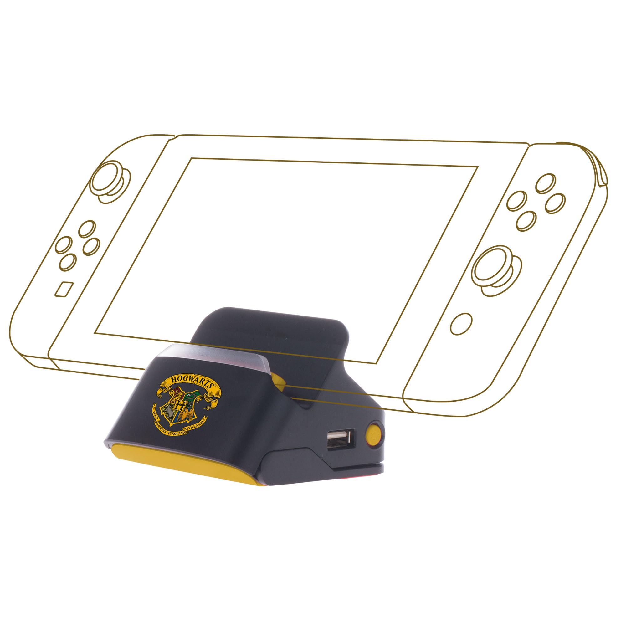 Freaks and Geeks -Harry Potter-Nintendo Switch-2 in 1 Dock and Stand-Black Hogwarts