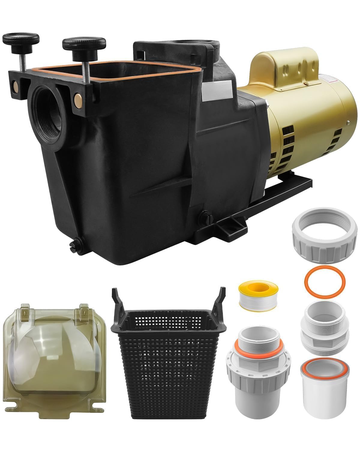 Photo 1 of ***PARTS ONLY****W3SP2607X10 Pool Pump Replacement for Hayward SP2607X10, 1 HP Single Speed, 115/230V, for Above and In-Ground Pool and Spa