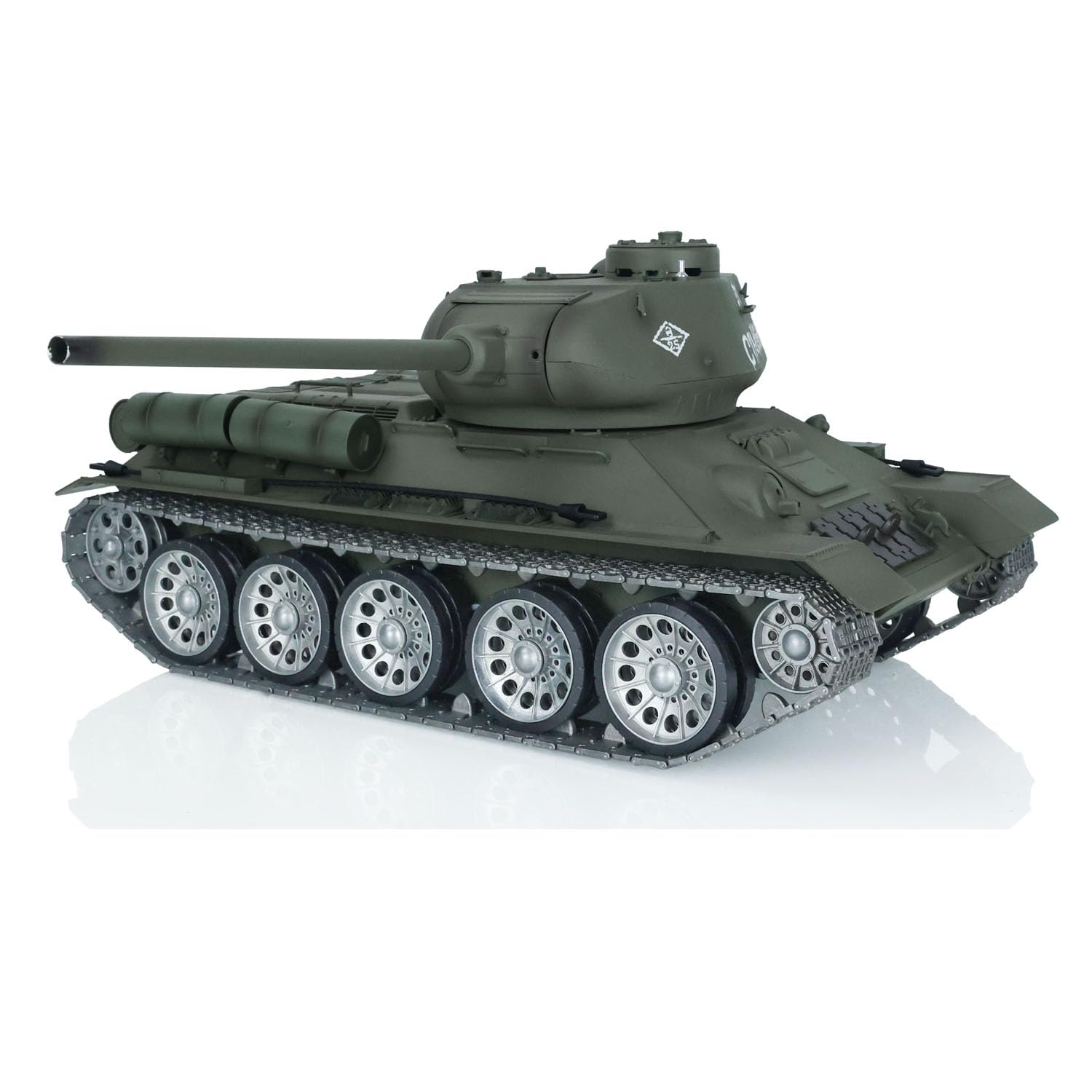 Heng Long US in magazzino, Infrared Combat RC T34-85 Tank 1/16-360 ° Torretta Rotante, Ruote in metallo, BB Tiro Airsoft Tank