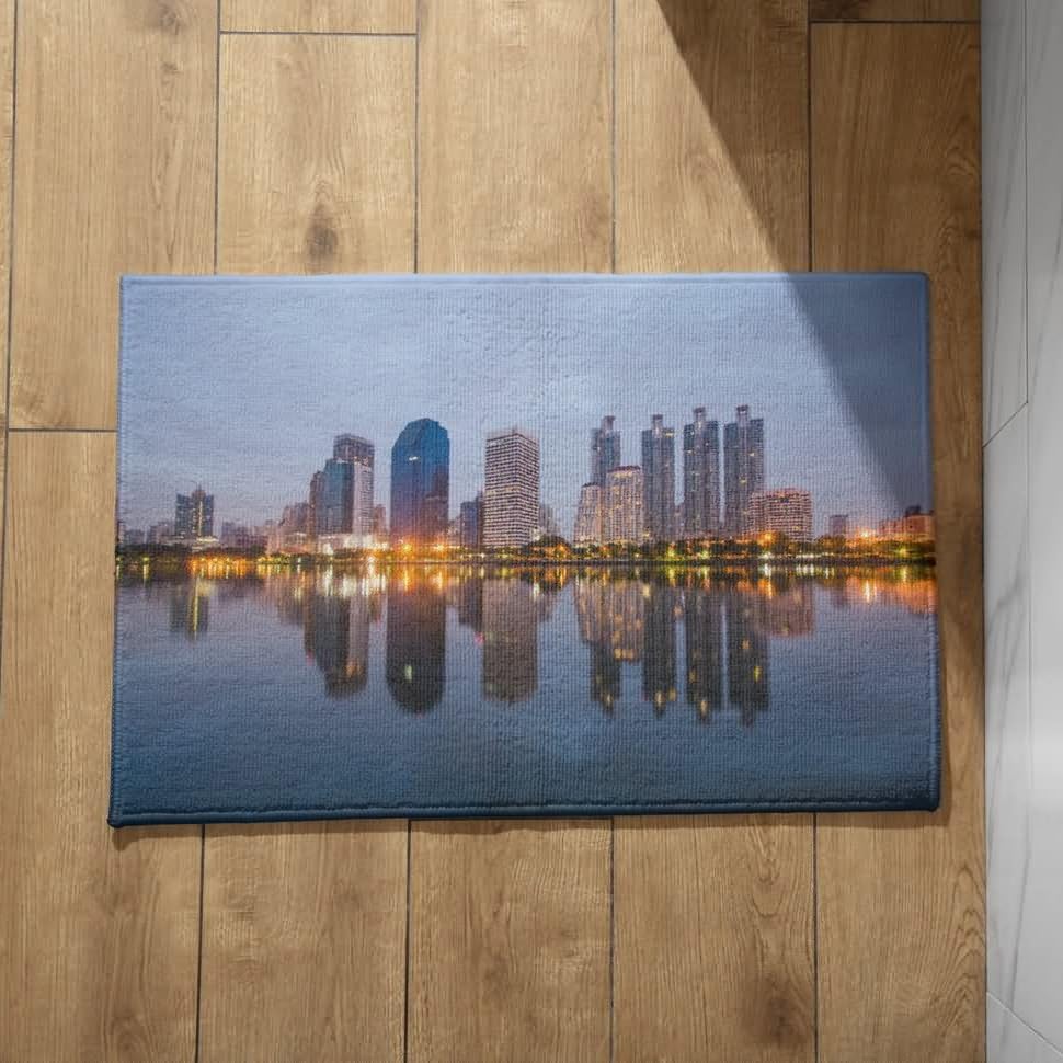 Tapis de porte d entrée intérieure CEVAN grand format 50x80cm