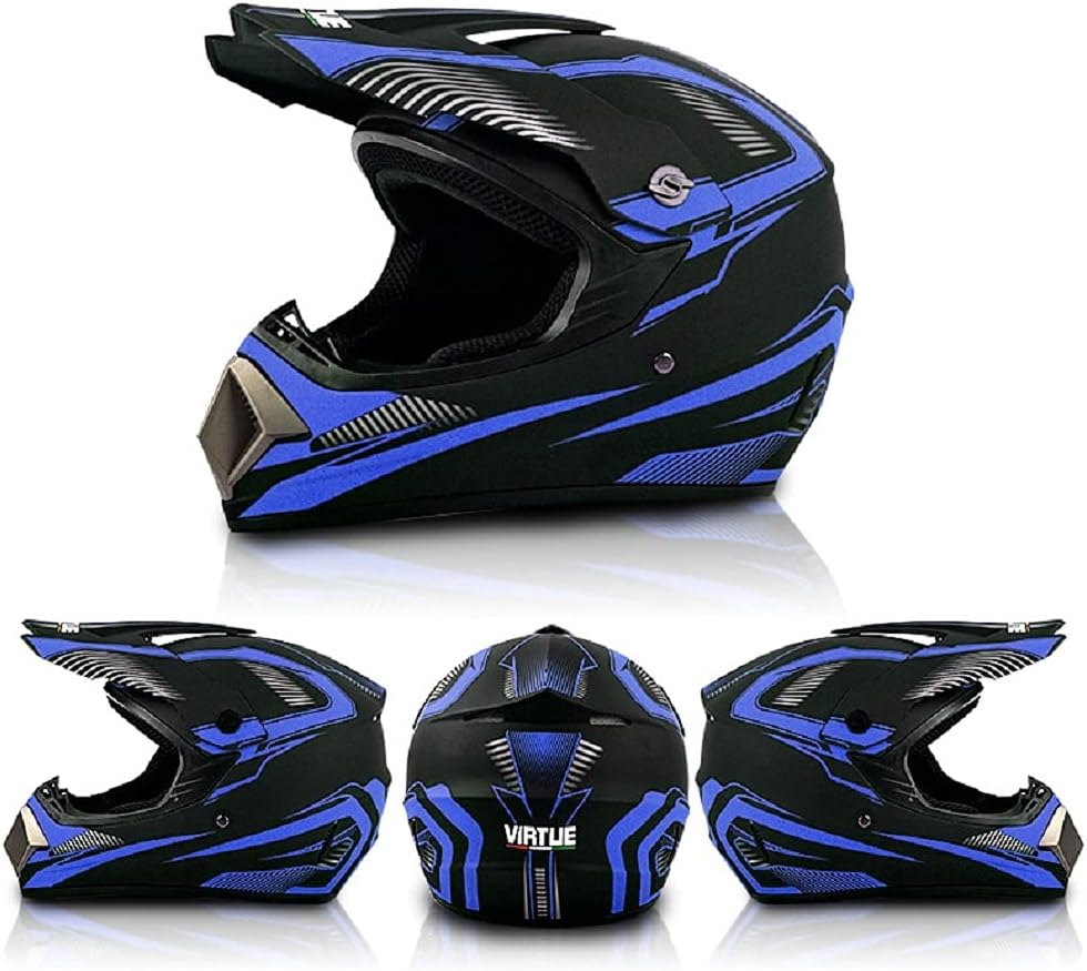 RLOZUI Motocross Helmet, Unisex Youth 