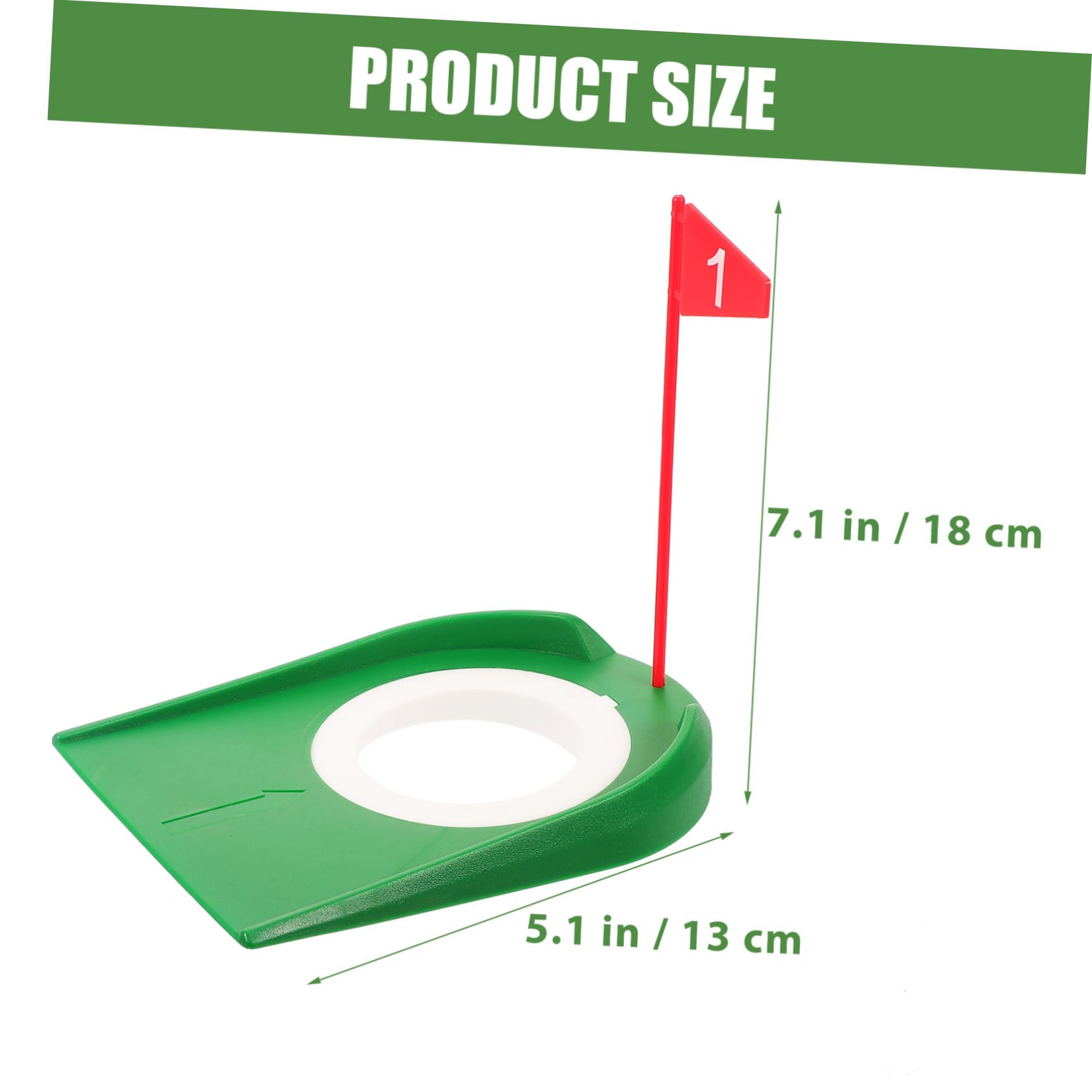 Gogogmee Golf Hole Cup 3 Pack Practice Putting Cup Golf Training Aid for Putting Green