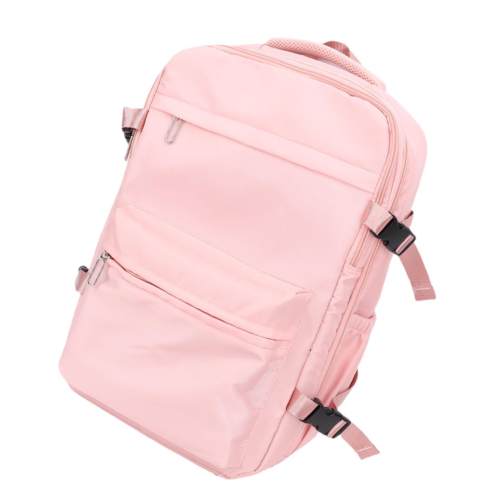 Lazmin112 Zaino per Laptop Sottovuoto Resistente Alla Pioggia 27 Litri di Grande capacità Multifunzionale per Viaggiatori D'affari Grigio (PINK)