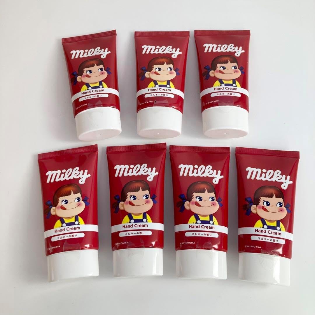 アクア シャボン× 不二家 ミルキーの香り ハンドクリーム 50g 7個 誰