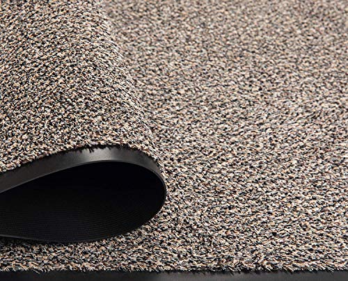 Dandy by William Armes, Large Cotton Washamat Door Mat, Granite, 150 x 90