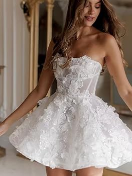 white corset engagement dress Embellished Lace Corset Gown in Snow - 8 / Plus Cup main image 0