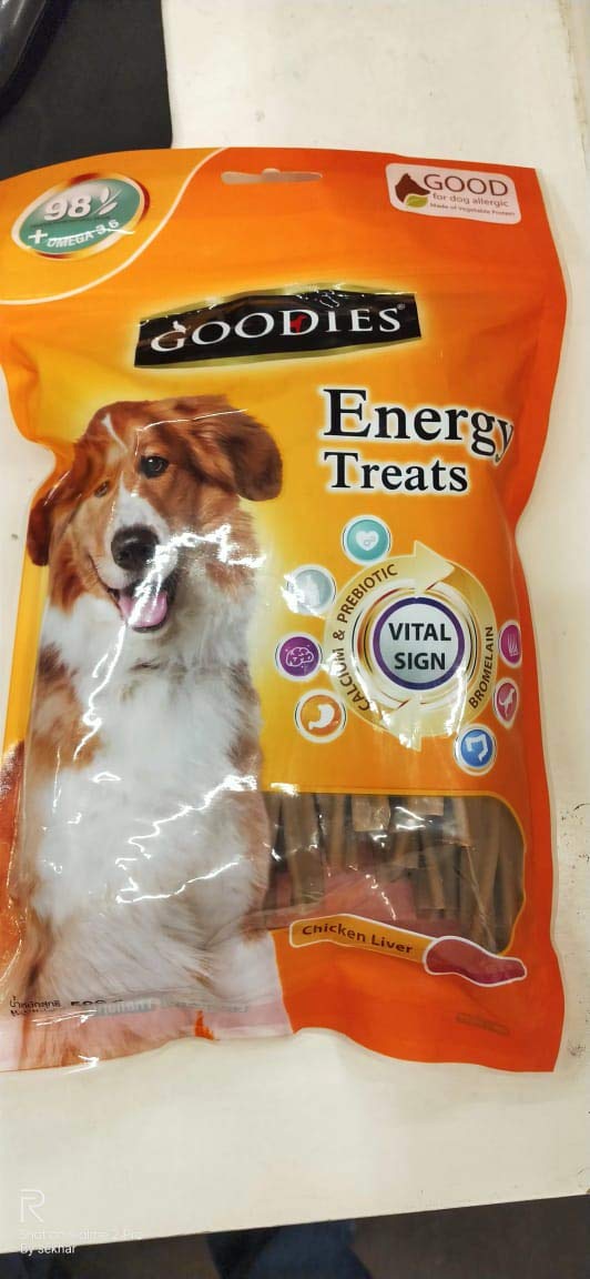 Goodies Energy Dog Treats,Chicken Liver,500 GMS (B08CK6FYLG) Amazon Price History, Amazon Price Tracker