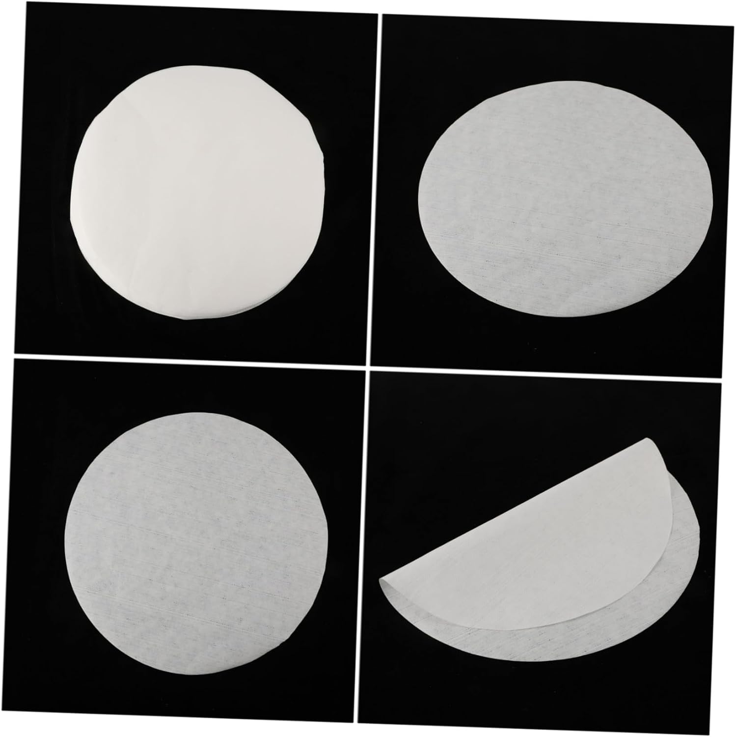 100pcs Disposable Bird Cage Cushion Pads Absorbent Parrot Cage Paper Liners for Round Pet Mats for Easy Cleaning and