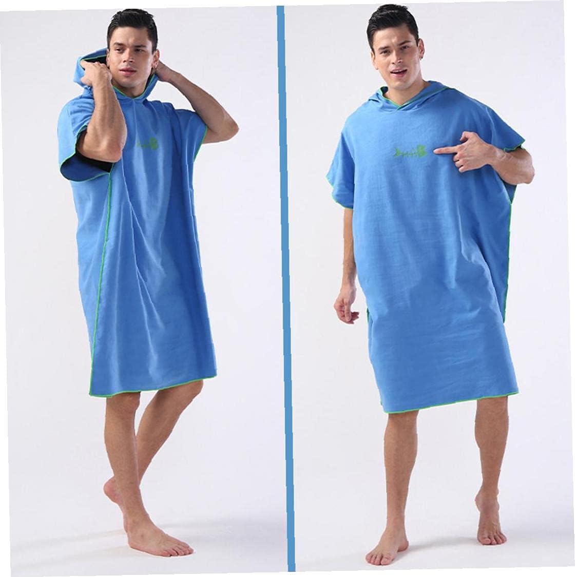NIDONE Changing Robe Quick Dry Surf Poncho Microfiber Comfy Beach Wetsuits with Hood for Adult : Sports & Outdoors