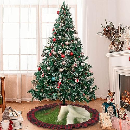 Jupe de sapin chèvre avec imprimé durable de 91,4 cm de diamètre - 8