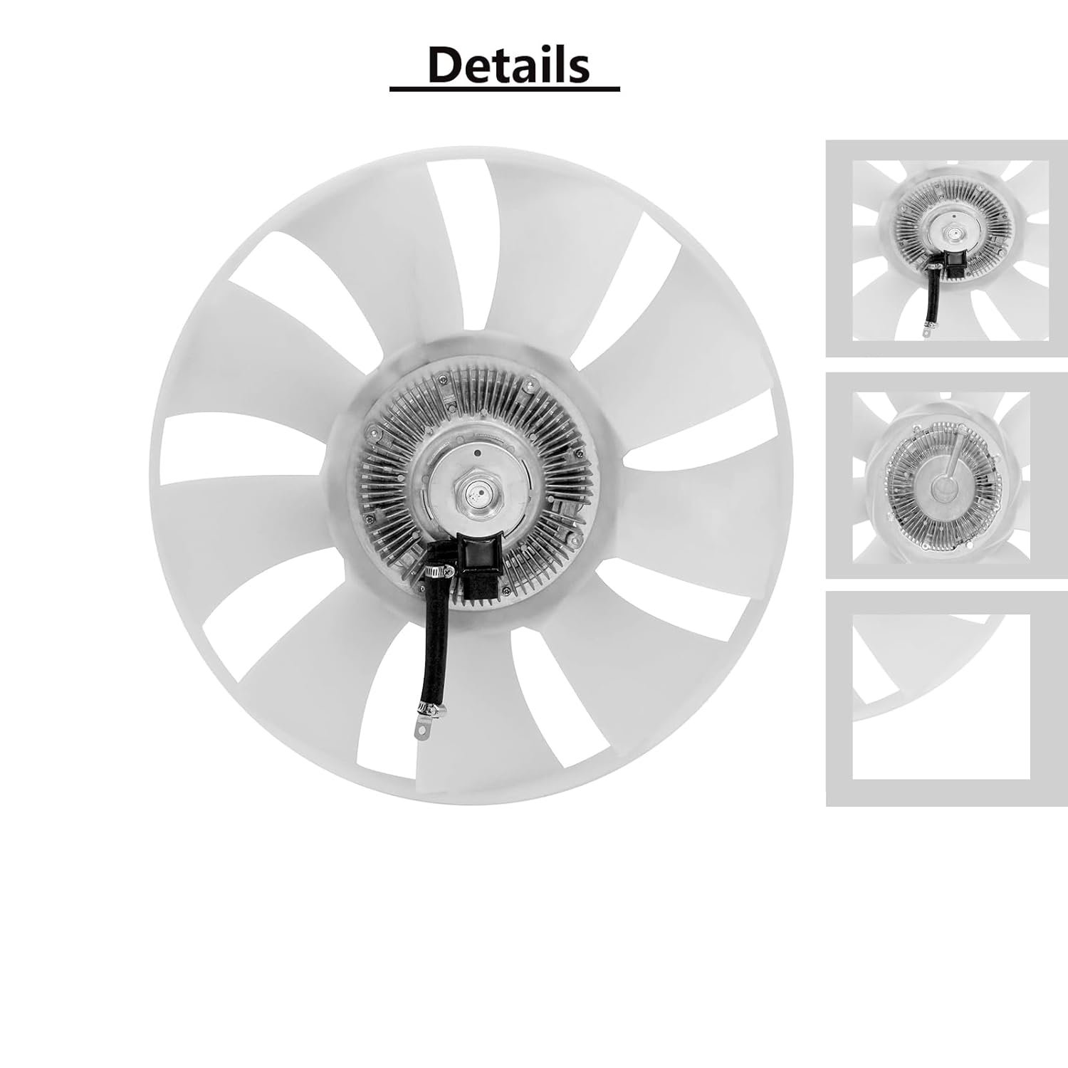 Sprinter Engine Cooling Fan Clutch for 2010-2020 Mercedes Sprinter 2500 3500 Mercedes Sprinter 3500XD 07599923