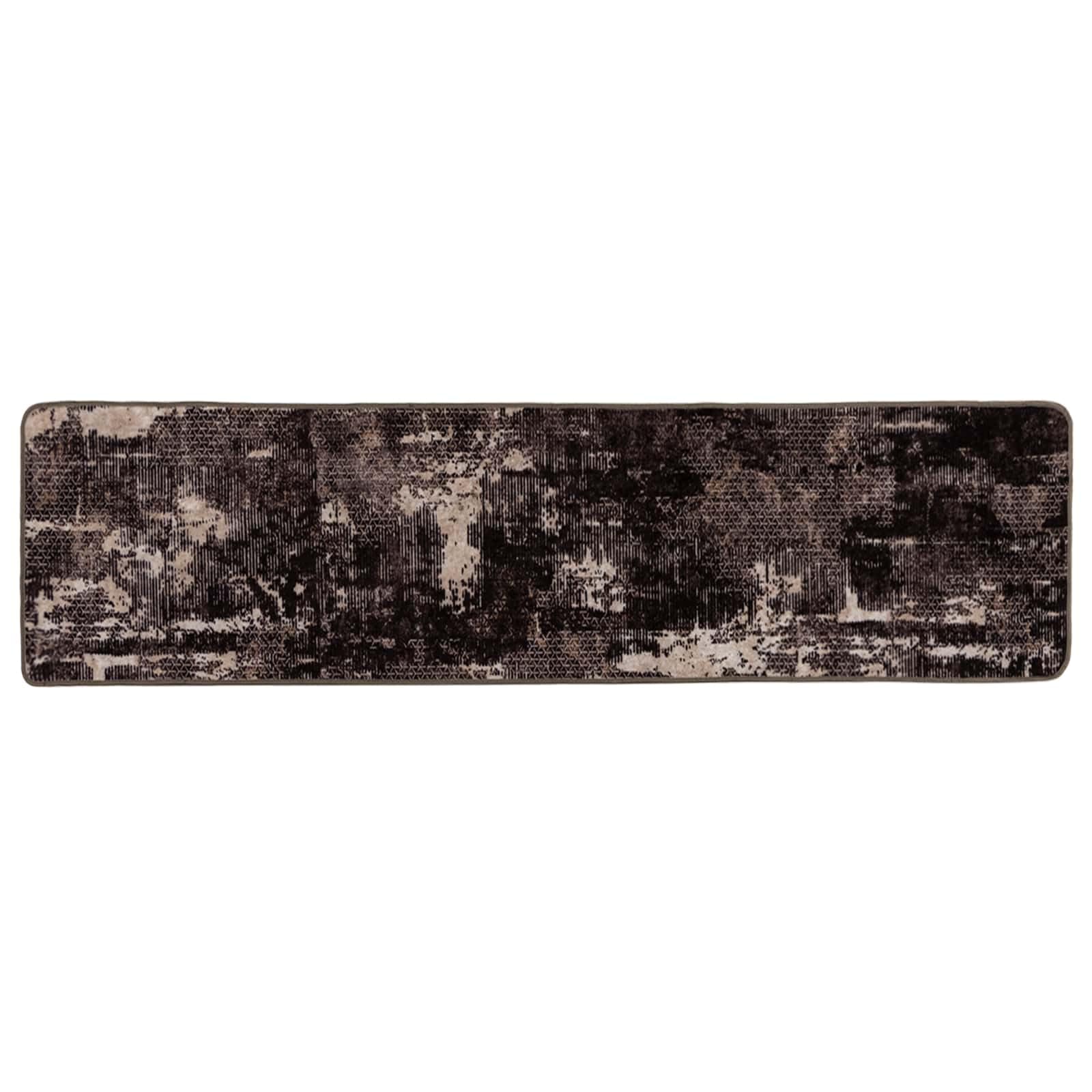 Tapis de couloir noir antidérapant pour éviter les glissades