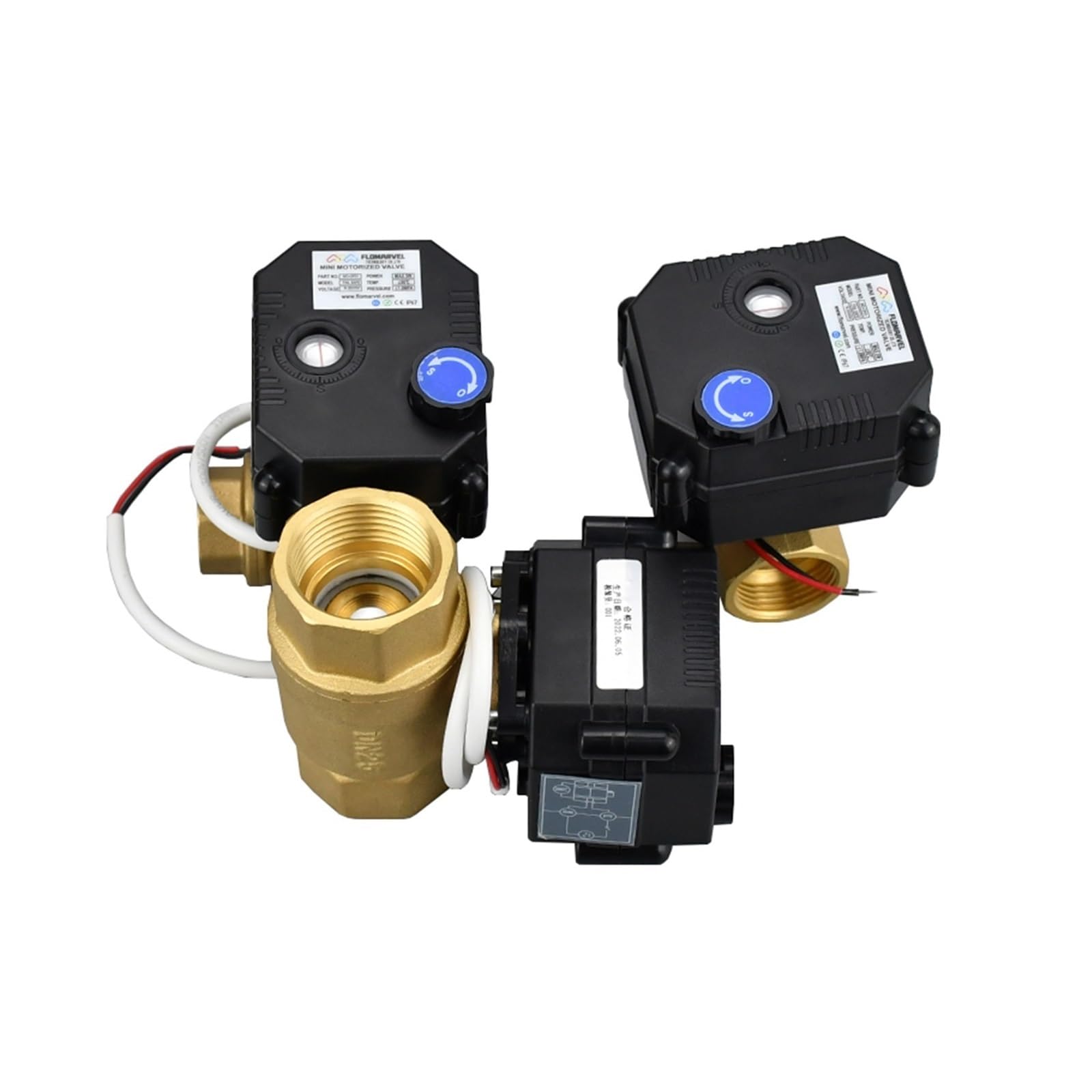 Aynrjkkx 12Vdc-Cr02 1/2" 3/4" 1" Ip65 Waterproof Motorized Ball Valve With Manual Switch Dc9v Dc12v Dc24v Brass Electrical Valves(,Dn25)