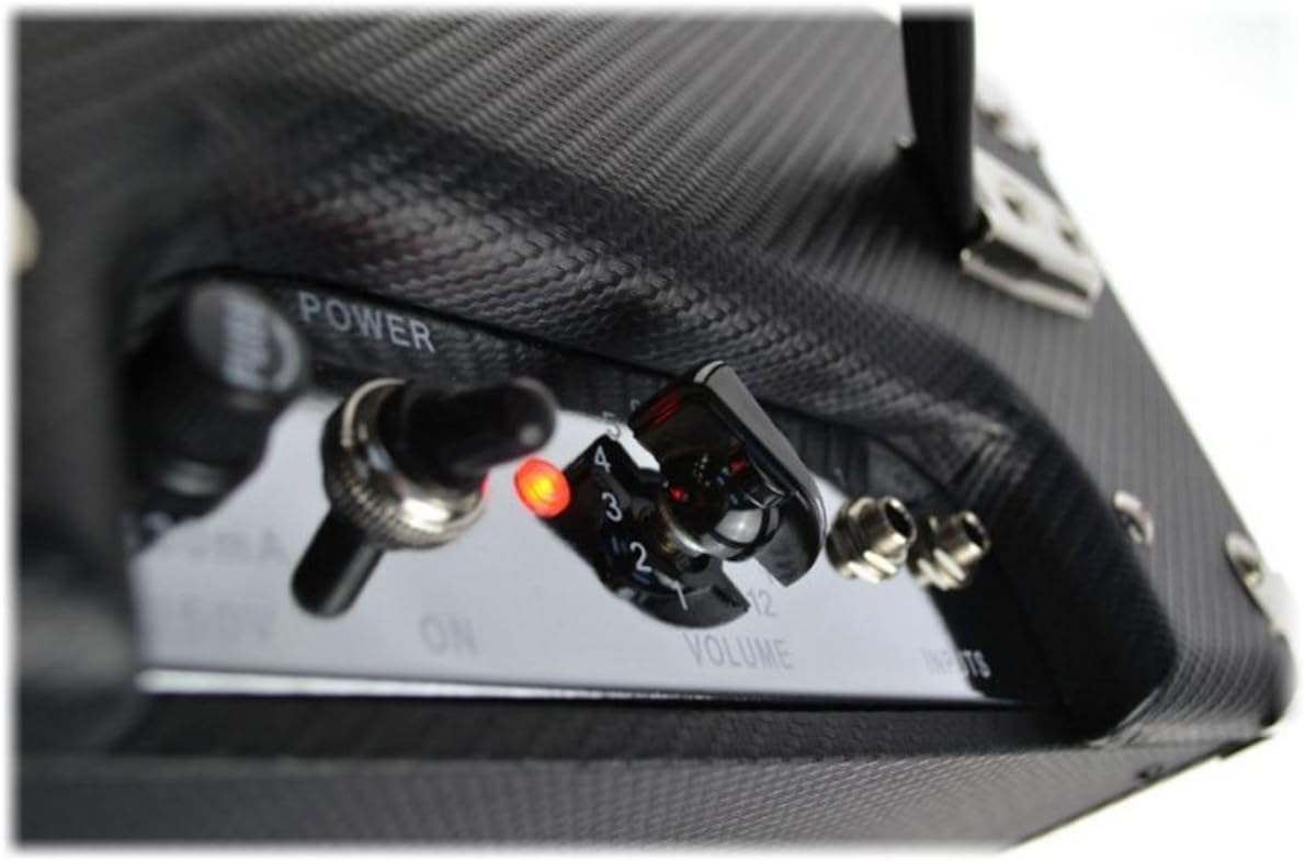 Close-up of JOYO JTA-05 amplifier front panel controls