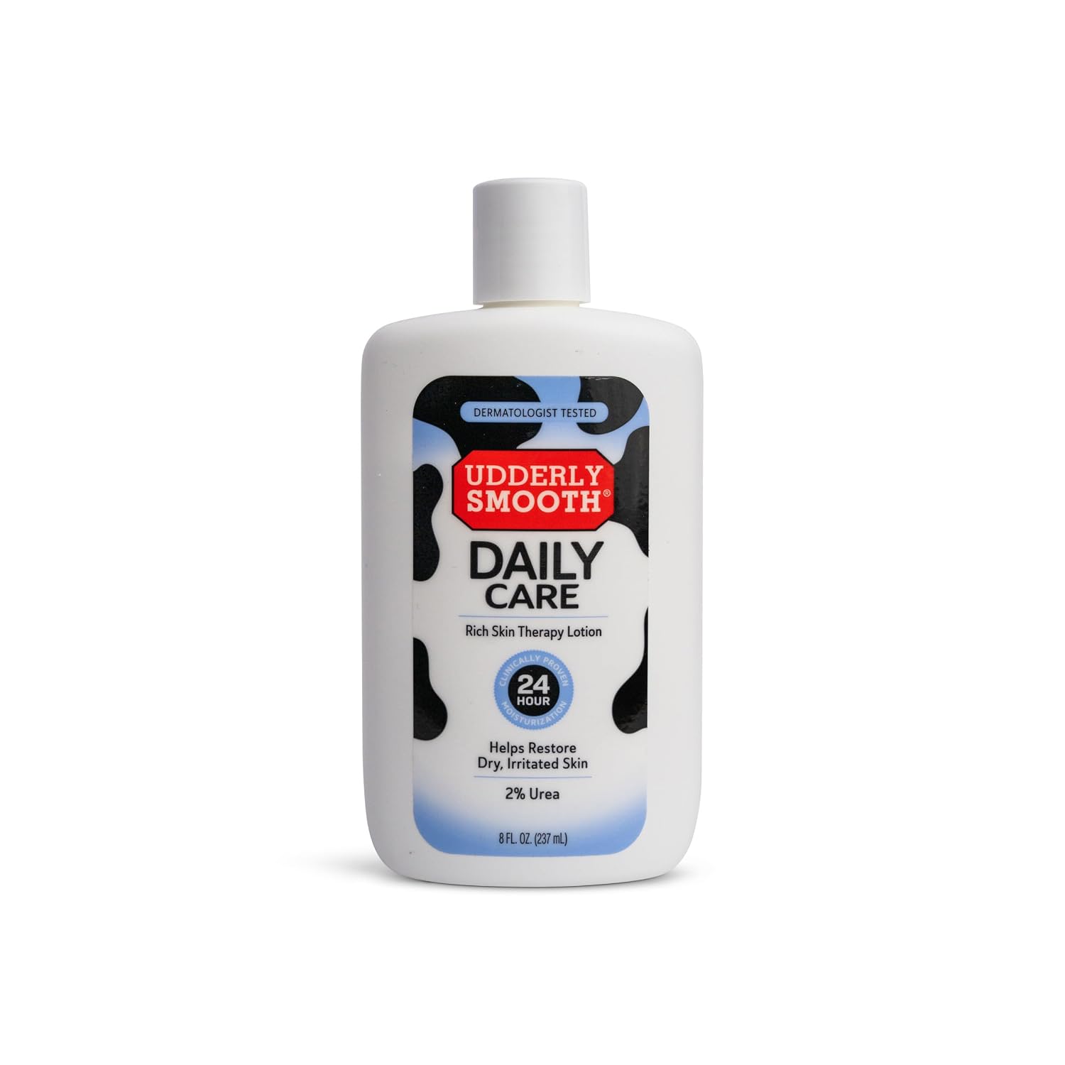 Udderly Smooth Hand & Body Lotion with 2% Urea, Daily Moisturizer to Restore Dry or Irritated Skin, Dermatologist Tested, 8 Fl Oz