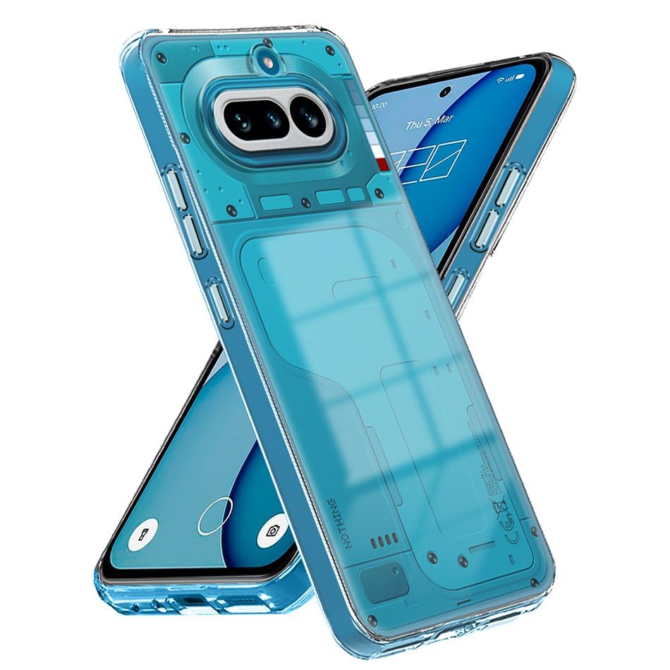 Image of Fashionury Crystal Clear Case for Nothing Phone 4a 5G | Yellowing Resistance | Transparent TPU Silicone | Raised Camera Lips | Slim Transparent Cover