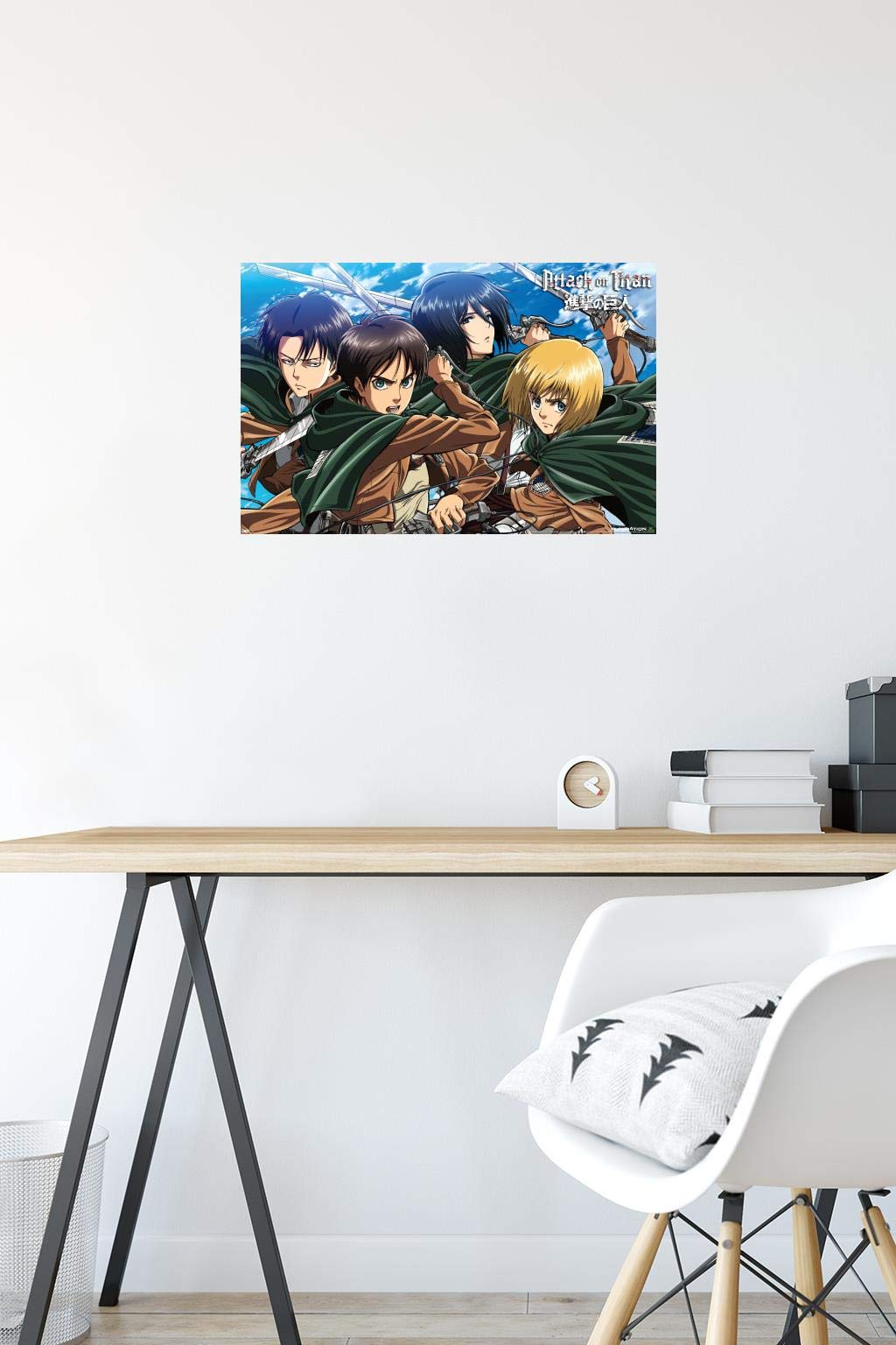 Amazon.com: Attack on Titan - Swords Wall Poster, 22.4L