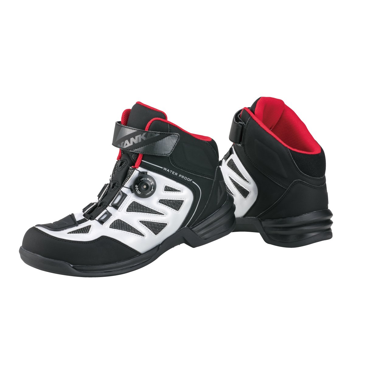 当時物新品！タグ付NANKAI PRO-RACINGバイク用靴 レッド/ホワイト 当時物新品！タグ付NANKAI PRO-RACINGバイク用靴 レッド