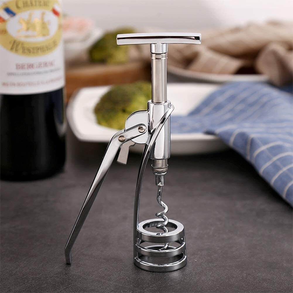 Sacacorchos para Vino, Sacacorchos de ala Resistente, abridor Botellas Vino, sacacorchos Camarero