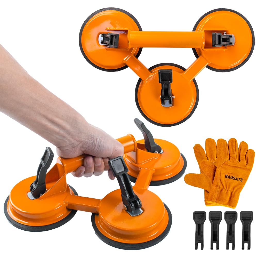 BAUSATZ 275kg Suction Cup, Heavy Duty Suction Cups For Glass