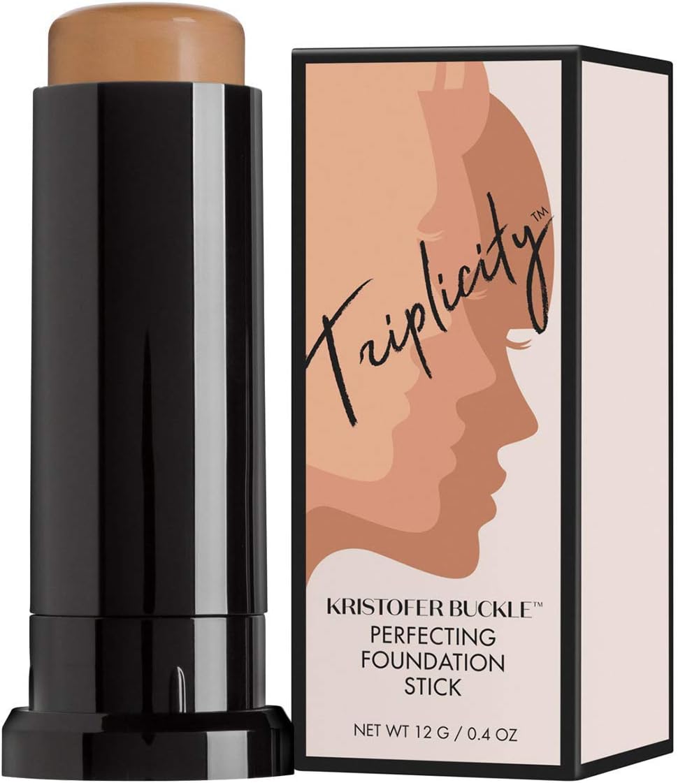 Triplicity® Perfecting Foundation Stick, 0.4 oz. | Primes Skin, Provides Buildable Coverage & Has A Soft-Focus Effect | Deep