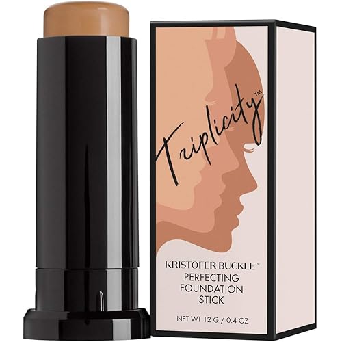 Triplicity® Perfecting Foundation Stick, 0.4 oz. | Primes Skin, Provides Buildable Coverage & Has A Soft-Focus Effect | Deep