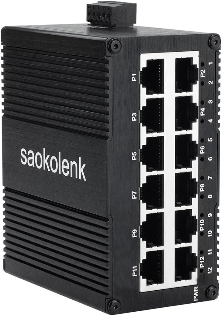 12 Port Industrial Unmanaged Gigabit Ethernet Philippines | Ubuy