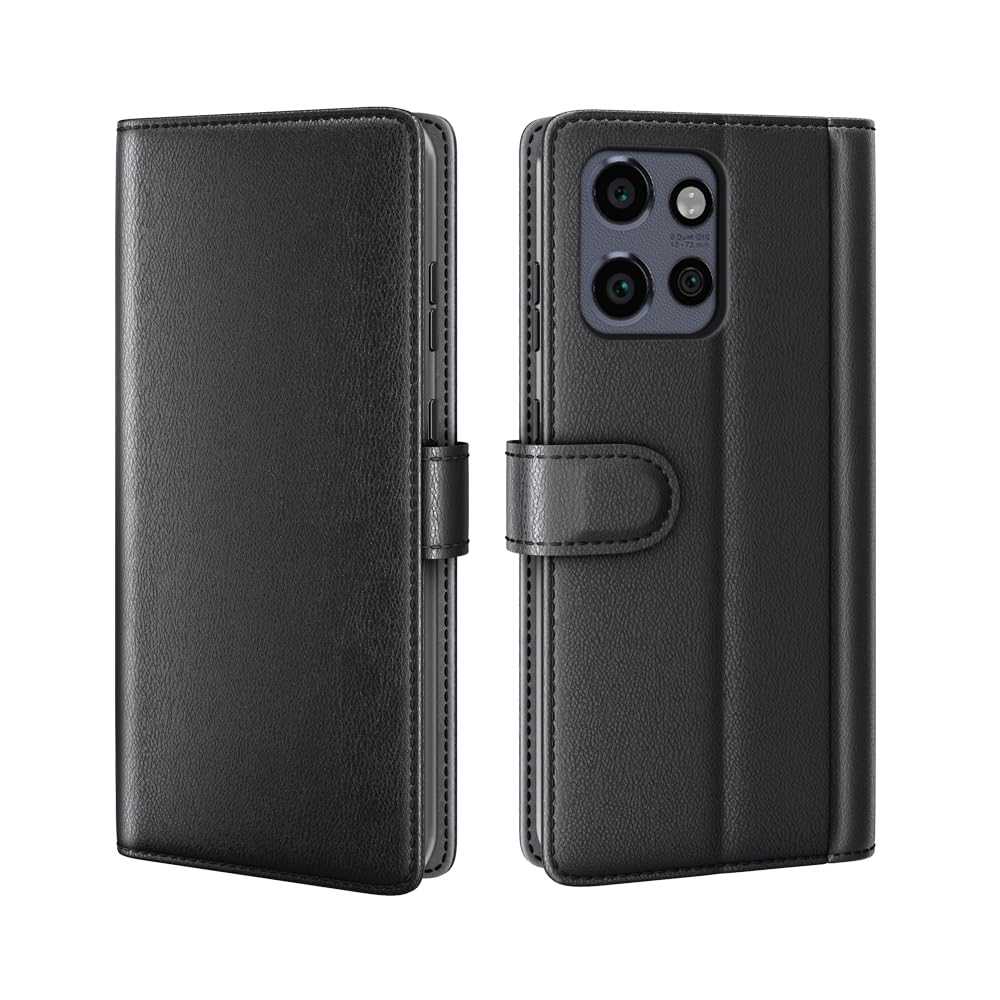 32nd Leder-Hülle Für Motorola Edge 50 Neo – Mit RFID-Schutz, Magnetverschluss & Standfuß