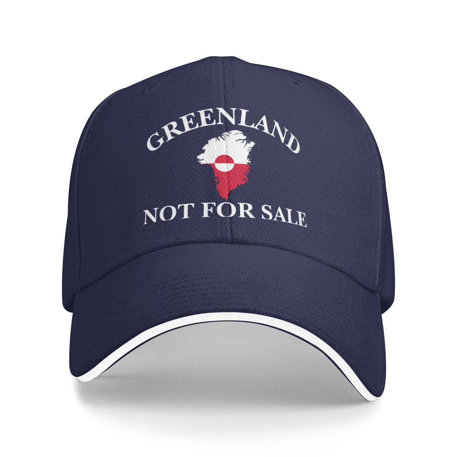 Anceky Unisex Navy Blue Greenland Isfor Sale Hats I Love Greenland Hat Baseball Cap
