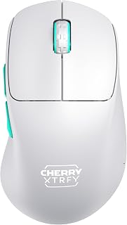CHERRY XTRFY M64 Wireless, Ultraleichte Kabellose Gaming-Maus, Weiß