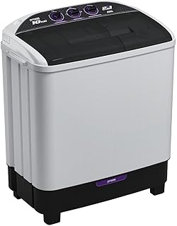 Praxis Máquina de Lavar Roupas 10kg 2 em 1 Lava 6kg e Centrifuga 4kg 220v Branca