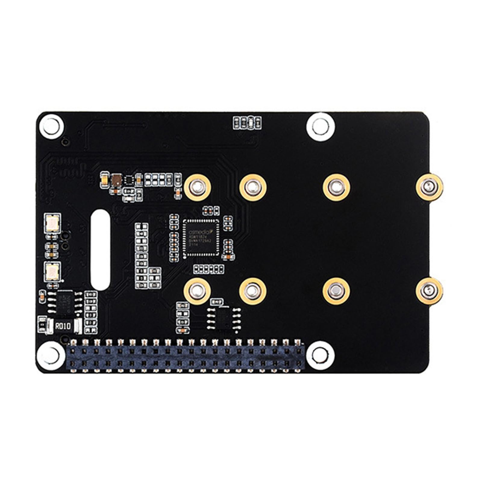 Adattatore a 2 canali per 5 moduli di schede di espansione, elaborazione dati ad alta velocità, supporto porta PCIE a 16 pin