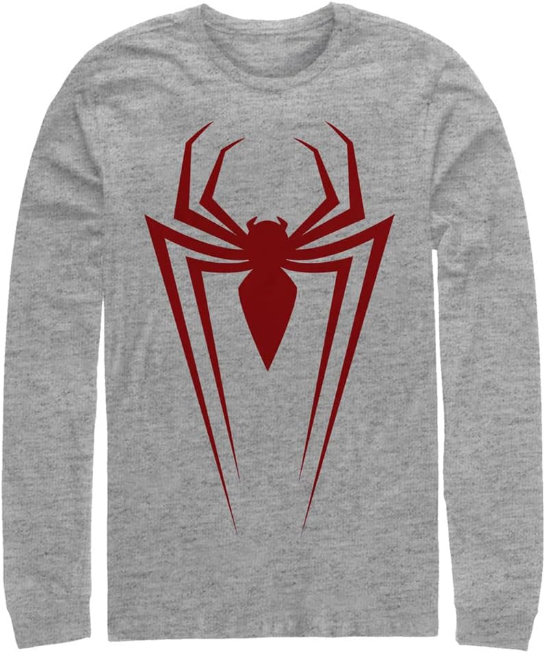Big & Tall Classic Spider Men's Tops Long Sleeve Tee Shirt