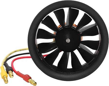 12 Blade Duct Fan 50mm EDF Motor with Qf26115000kv 34s Brushless Motor Used for RC Aircraft CW