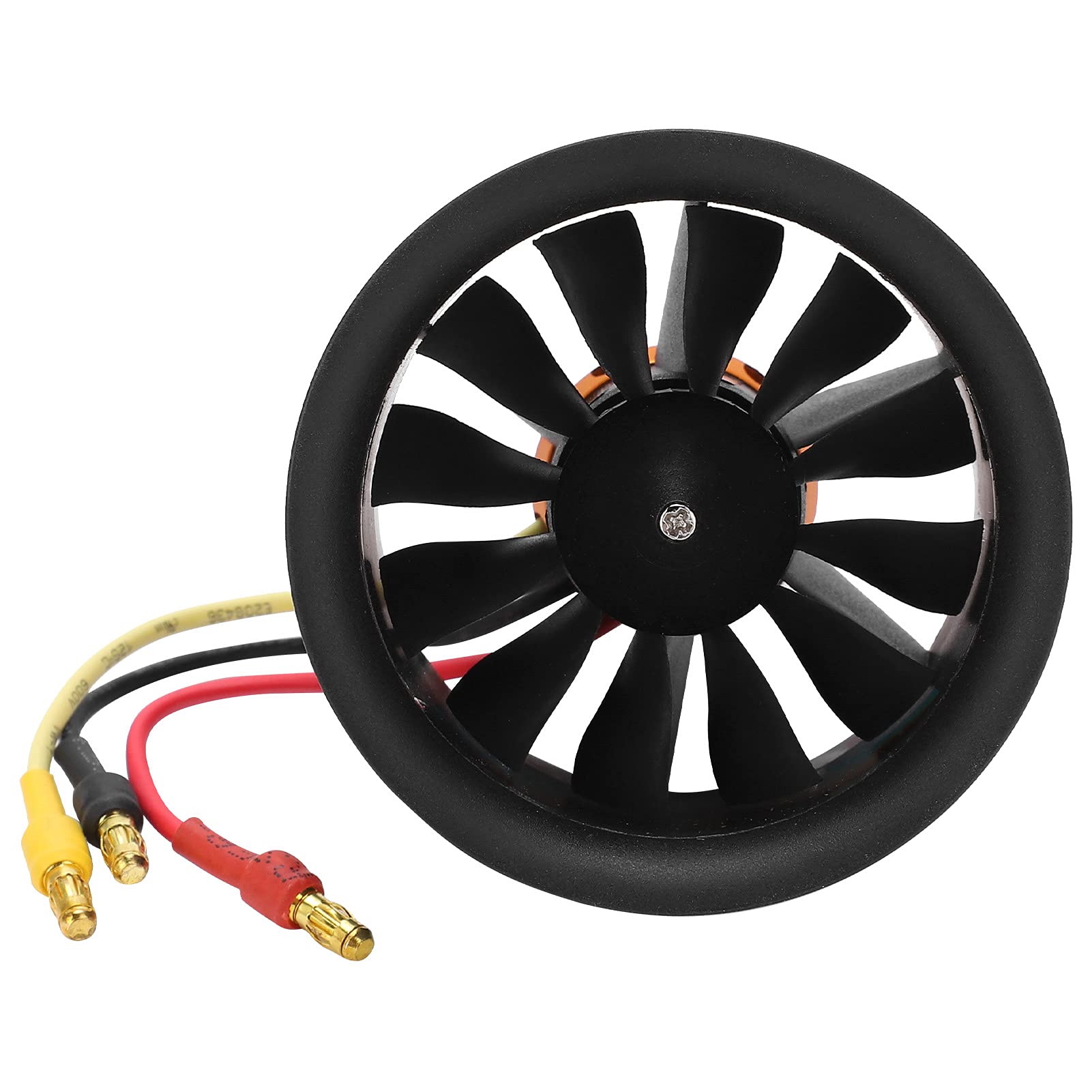 lvifloae 12 Blade Duct Fan 50mm EDF Motor with Qf26115000kv 34s Brushless Motor Used for RC Aircraft (CW)
