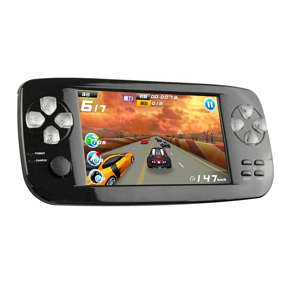 PAP K3 Portable Game Console, Handheld Video Game With 3000 built-in Games 64 Bit Handheld Game Console, Children Gift, Birthday Gift (BLACK)
